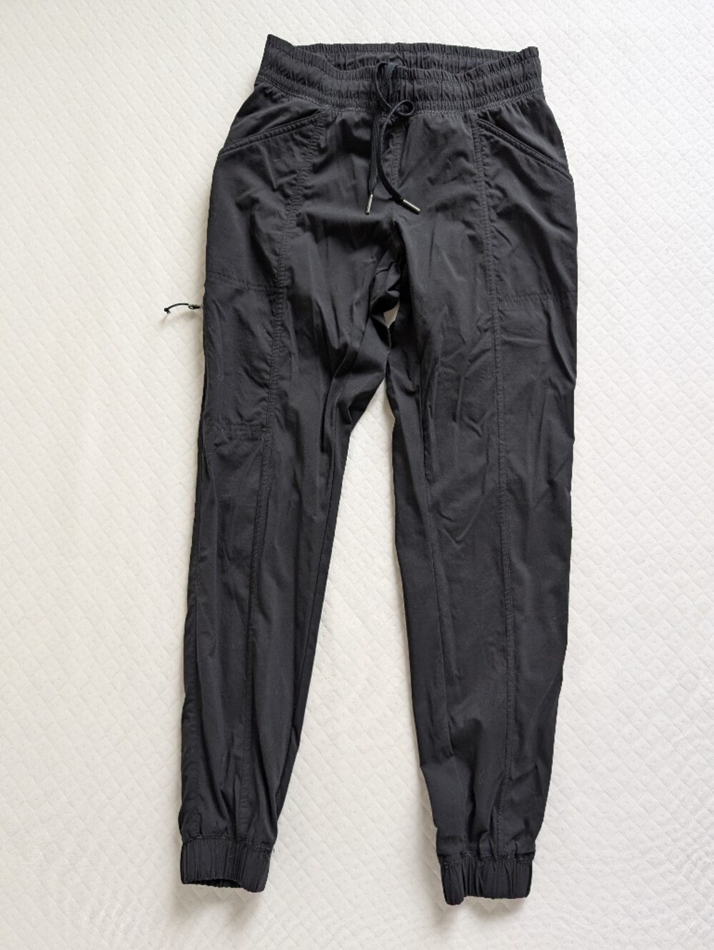 Columbia women's Black Drawstring Hiking Jogger Pants Omni Shield elastic size S